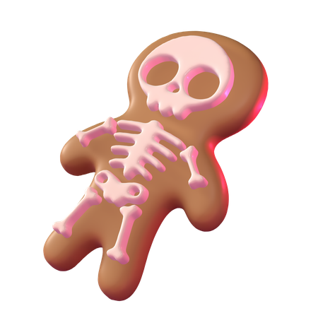 Bolo de esqueleto  3D Icon