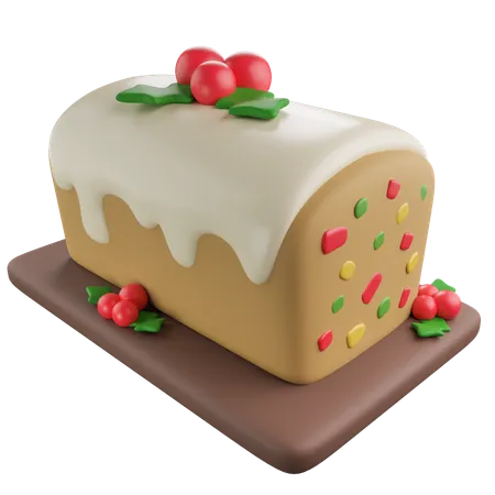 Bolo de frutas  3D Icon