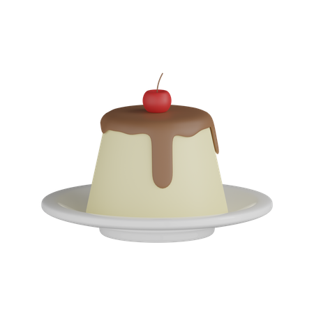 Bolo de gelatina  3D Icon