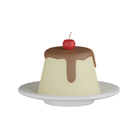 Bolo de gelatina  3D Icon