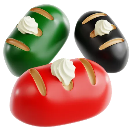 Bolo de junho  3D Icon