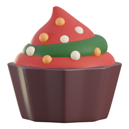 Bolo de Natal  3D Icon