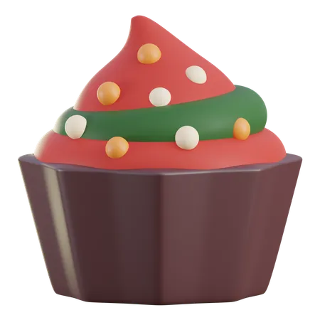 Bolo de Natal  3D Icon