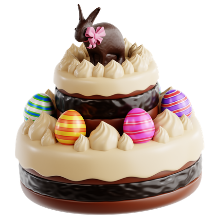 Bolo de Páscoa  3D Icon