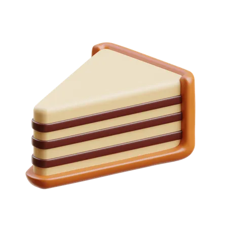 Bolo de queijo  3D Icon