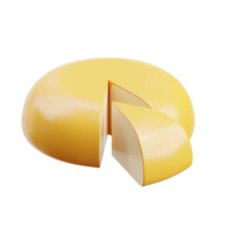 Bolo de queijo  3D Icon