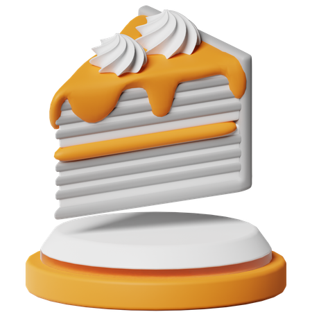 Bolo de queijo  3D Icon