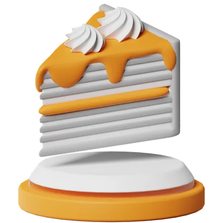 Bolo de queijo  3D Icon