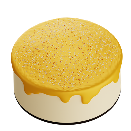 Bolo de queijo  3D Icon