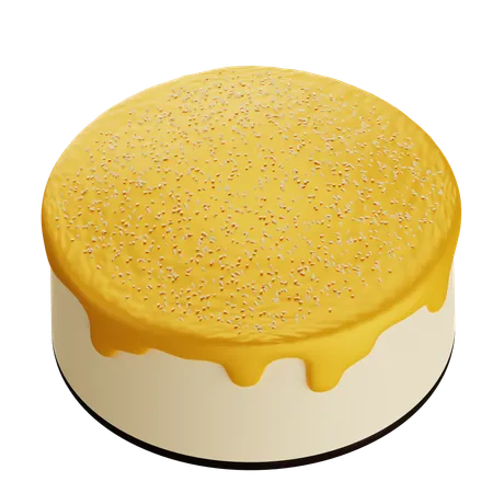 Bolo de queijo  3D Icon