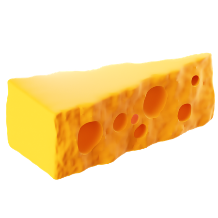 Bolo de queijo  3D Icon