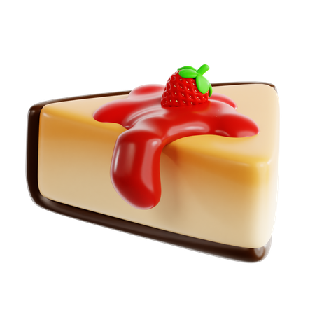 Bolo de queijo  3D Icon