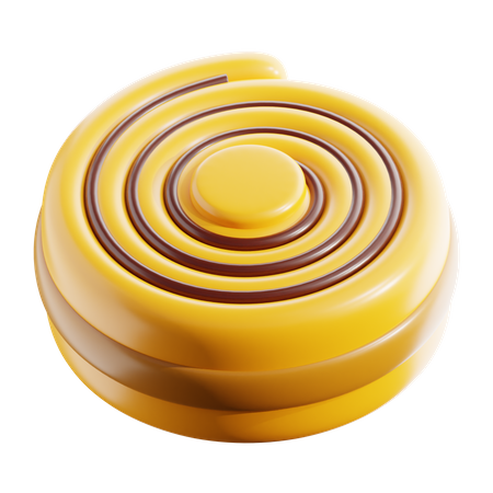 Bolo de rolo  3D Icon