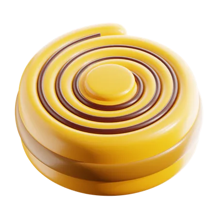 Bolo de rolo  3D Icon