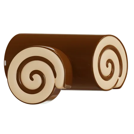 Bolo de rolo  3D Icon