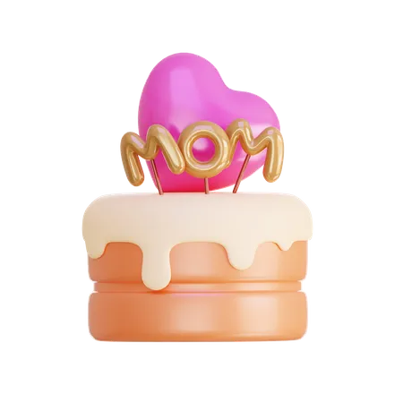 Bolo dia das mães  3D Icon