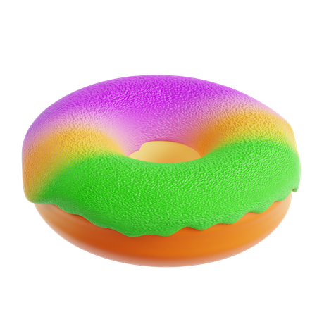 Bolo rei  3D Icon