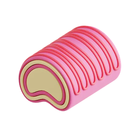 Bolo de rolo  3D Icon