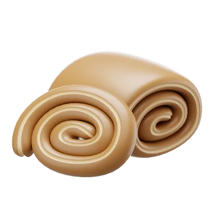 Bolo de rolo  3D Icon