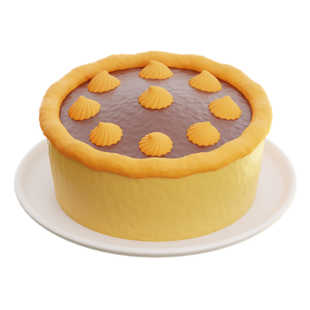 Bolo de torta  3D Icon