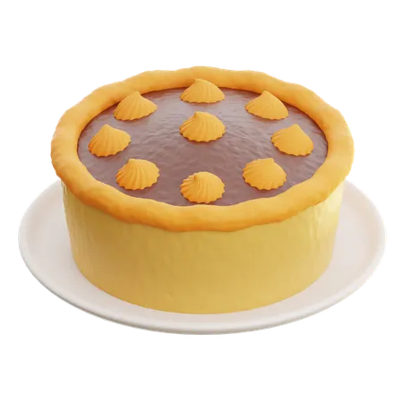 Bolo de torta  3D Icon