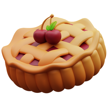 Bolo de torta  3D Icon