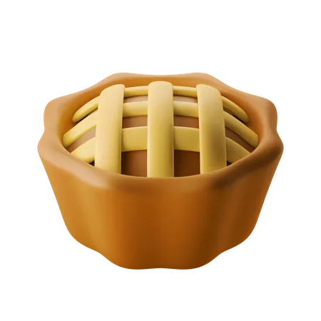 Bolo de torta  3D Icon