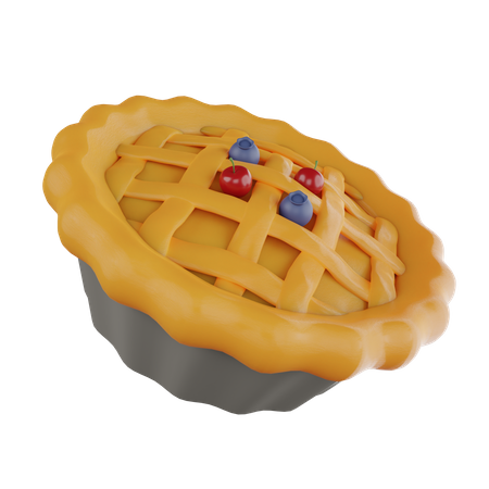 Bolo de torta  3D Icon