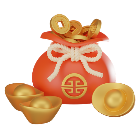 Bolsa  3D Icon