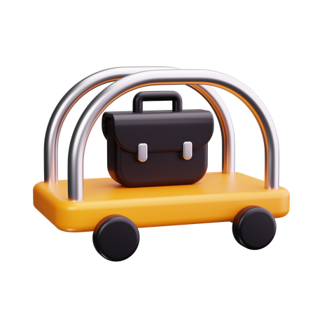 Carro de bolsa  3D Icon