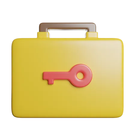 Bolsa cerrada  3D Icon