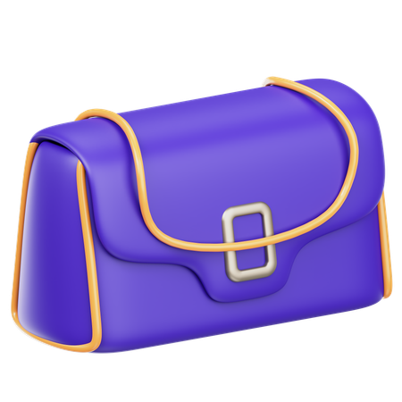 Bolsa com aba  3D Icon