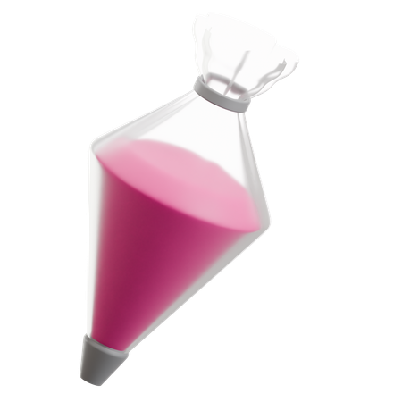 Saco de cone de silicone  3D Icon