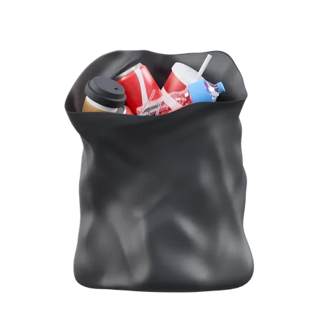 Bolsa de basura  3D Icon