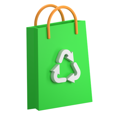 Bolsa de basura  3D Icon