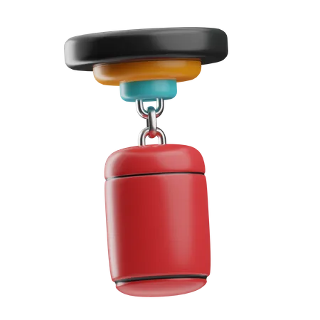 Bolsa de boxeo  3D Icon