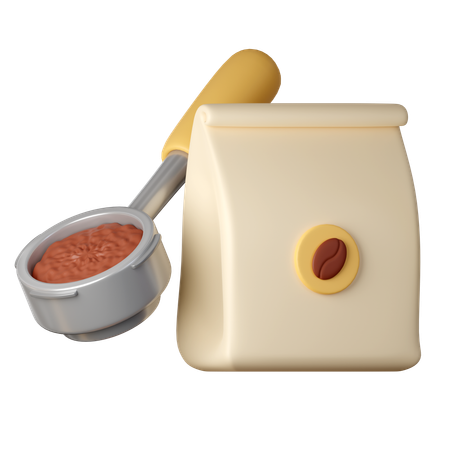 Bolsa de cafe  3D Icon