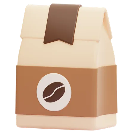 Bolsa de cafe  3D Icon