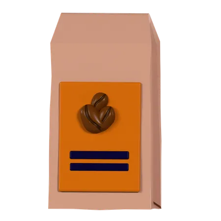 Bolsa de cafe  3D Icon