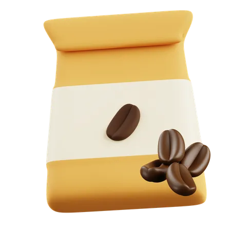 Bolsa de cafe  3D Icon