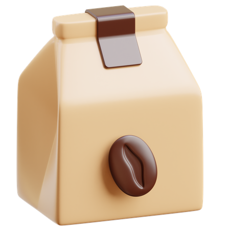Bolsa de cafe  3D Icon