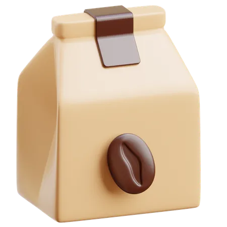 Bolsa de cafe  3D Icon
