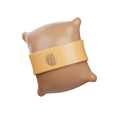 Saco de cafe  3D Icon