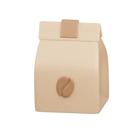 Bolsa de cafe  3D Icon