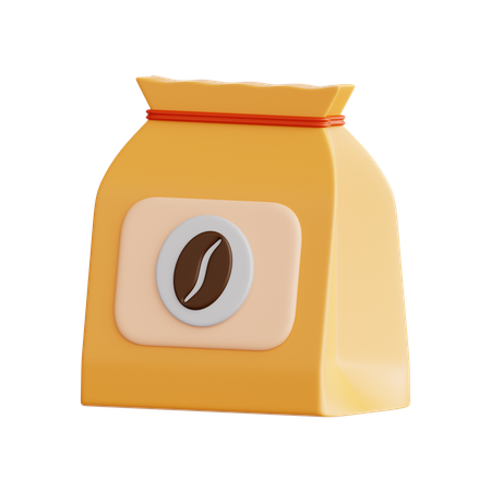 Bolsa de cafe  3D Icon