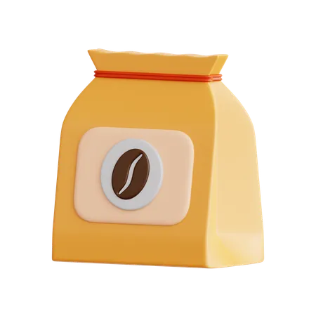 Bolsa de cafe  3D Icon