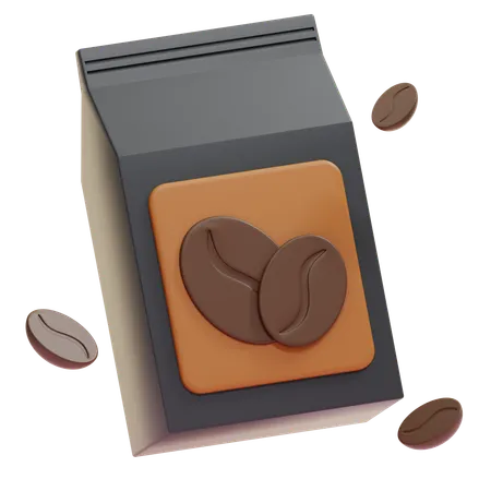 Bolsa de cafe  3D Icon