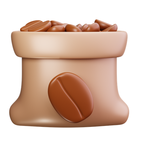 Bolsa de cafe  3D Icon