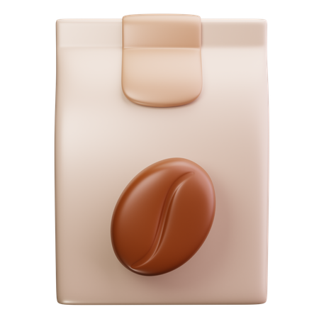 Bolsa de cafe  3D Icon