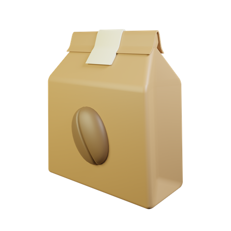 Bolsa de cafe  3D Icon